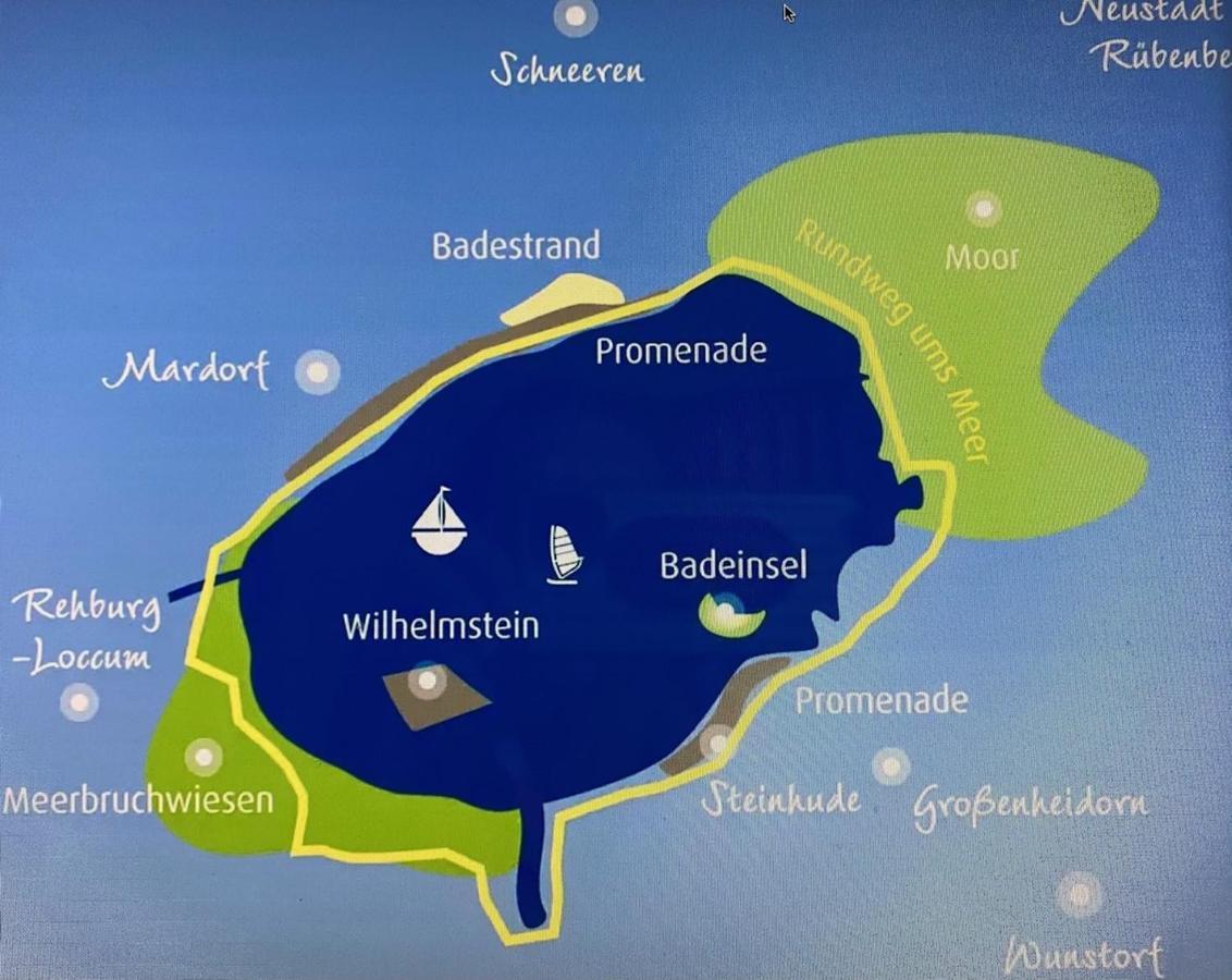 Ferien-Whg Souterrain Exklusives App Stella Maris Mit Parkplatz Direkt Am Steinhuder-Meer Wunstorf Buitenkant foto
